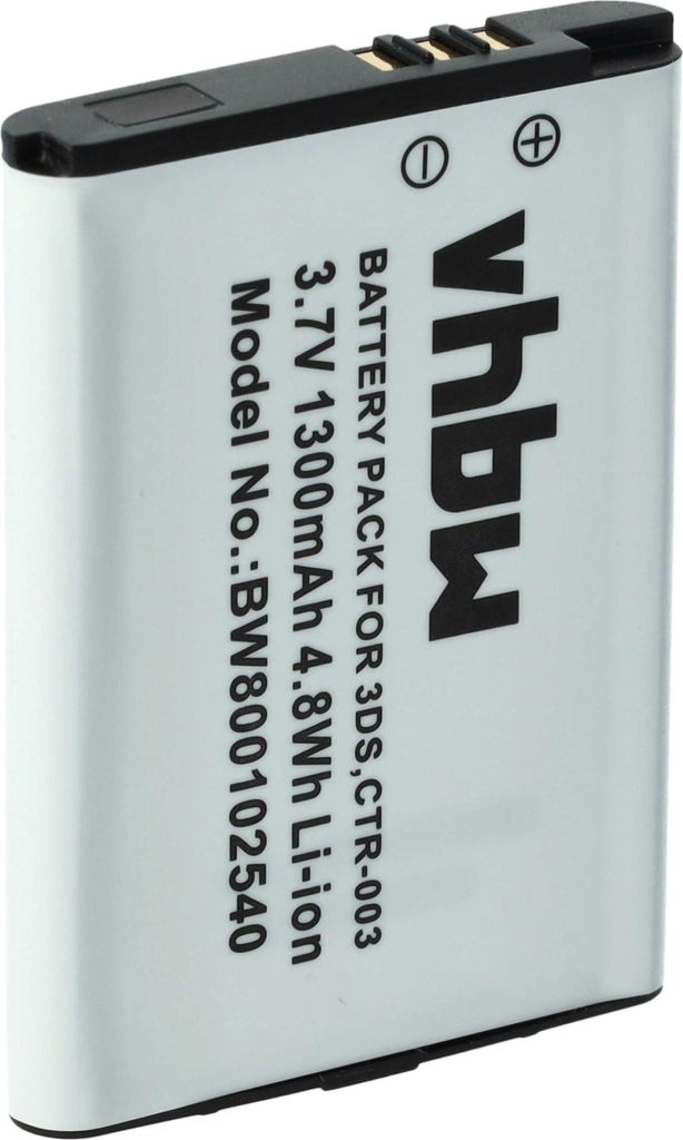 vhbw Akku kompatibel mit Nintendo 2DS, 3DS (CTR-001), New Produktbild 