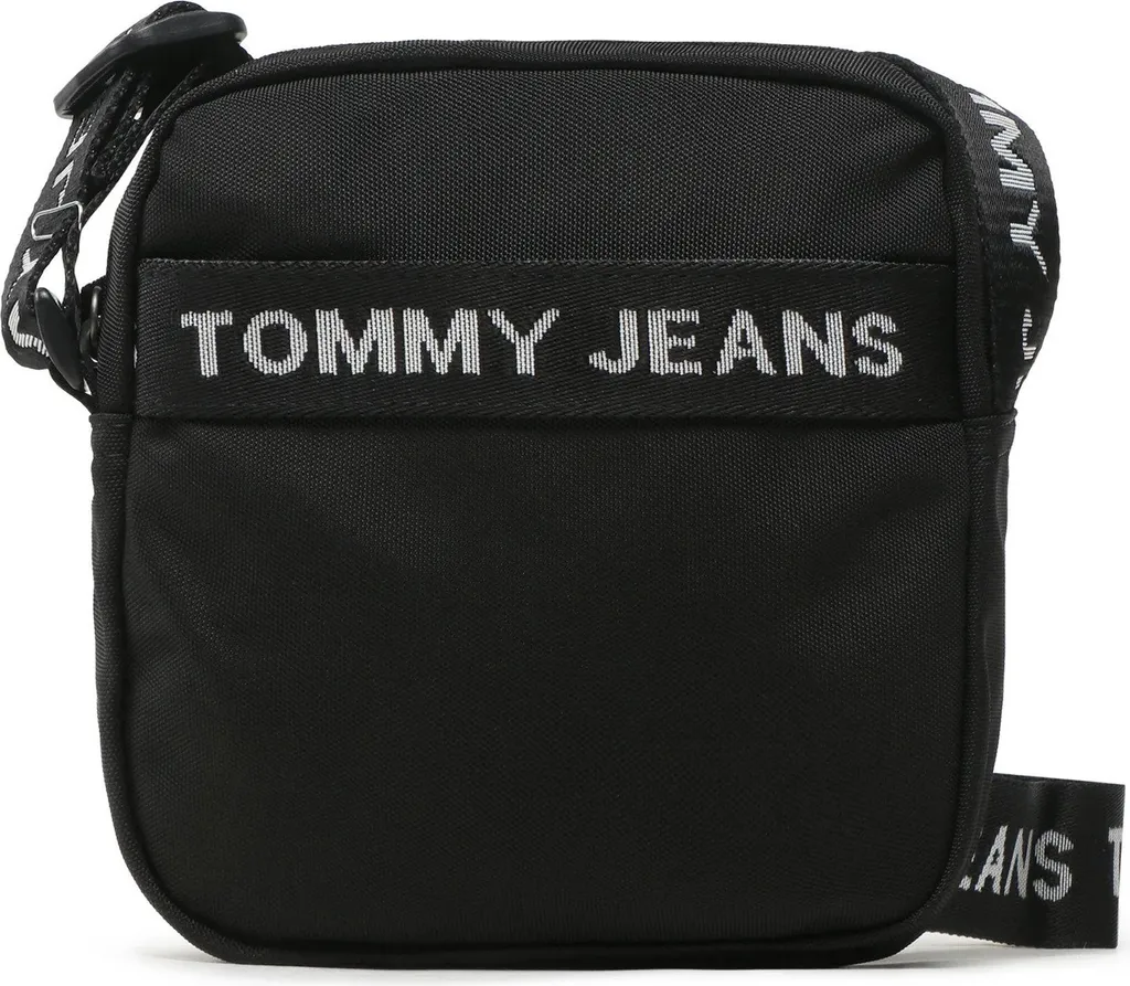 Tracolla Uomo Tommy Jeans Essential Square Reporter Black AM0AM11177