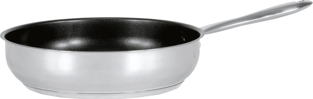 Krüger 105024 MI Pfanne Miami Ø24cm, silber/schwarz Produktbild 