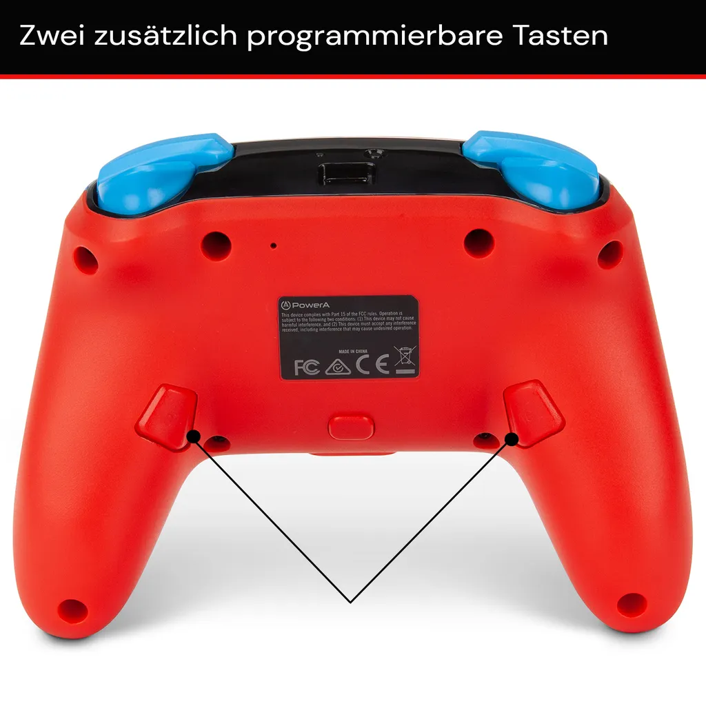 Manette Switch sans fil PowerA Mario Pop avec Boutons Programmables - 3
