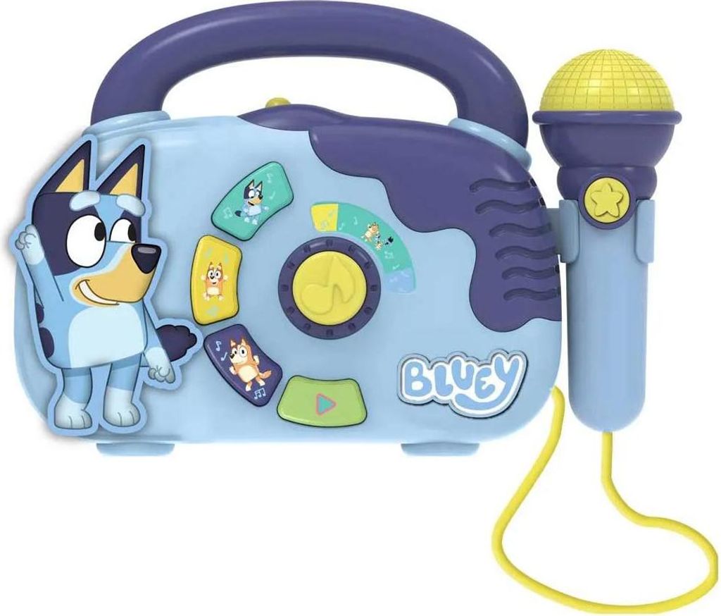 Bluey Boombox, blauw, één maat Productafbeelding 