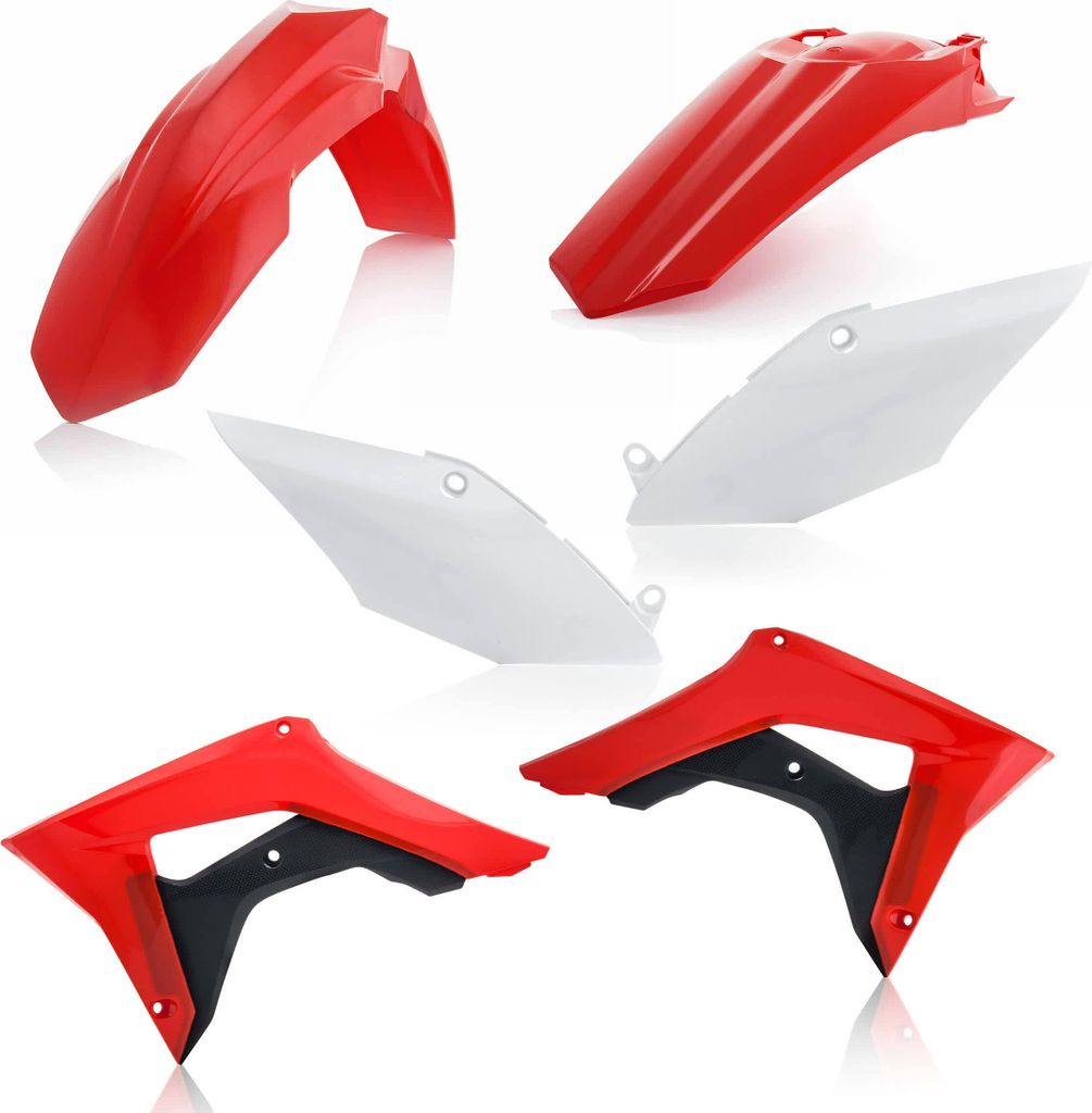 ACERBIS Verkleidungskit 6 Teile Rot/Weiß für HONDA CRF R