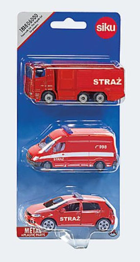 SIKU Tschechische Version - Satz von 3 Wagen Produktbild 