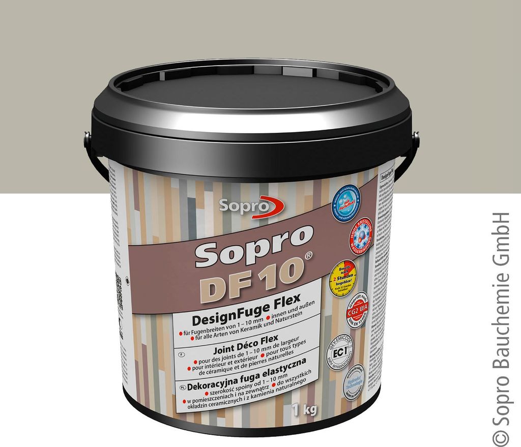 Sopro DesignFuge Flex DF 10 Grau 15 1kg Eimer