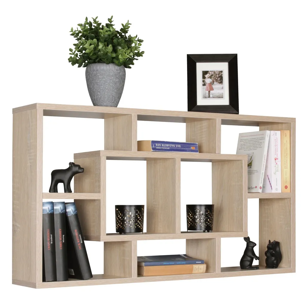 Étagère murale ALEX Sonoma 85 cm pour organiser bureau ou salon chic