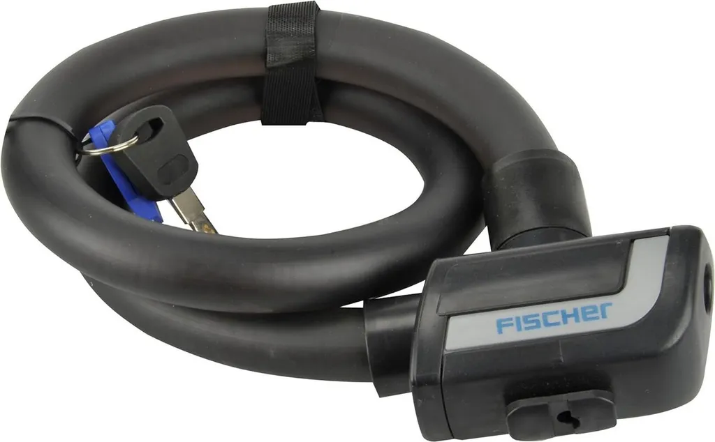 Fischer Câble-Antivol à Clé 75cm 18mm FSH-System Security 4 Robuste