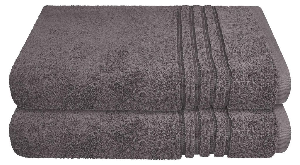 SCHIESSER Duschtuchset Milano | Einfarbig | 2-teilig | 100% Produktbild 