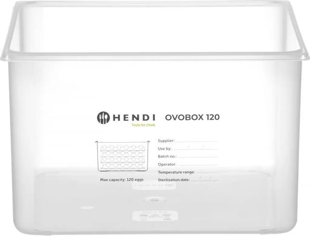 Rangement Oeufs pour Cuisine Pro HENDI OVOBOX 120 Format GN 2/3 18L