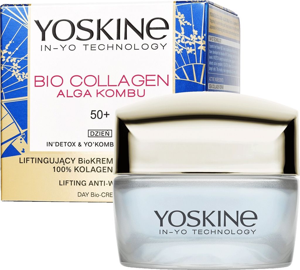 Yoskine Tagescreme für reifere Haut mit Bio-Kollagen, 50ml