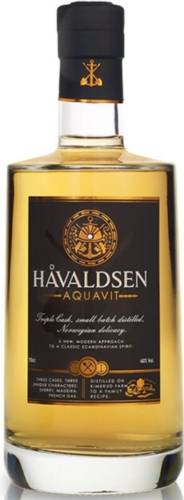 KIMERUD HAVALDSEN AQUAVIT TRIPLE CASK GIN ( NORWAY ) Genf Norwegen 70.00 cl 40.0 %