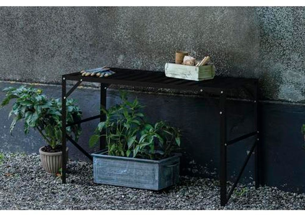 Tisch Halls Standalone 121 x 52 cm schwarz