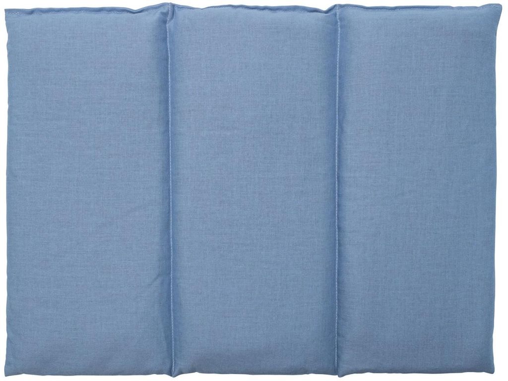 GIRAFFENLAND Kirschkernkissen groß 40x30cm - 3-Kammer - hellblau - Wärmekissen - Körnerkissen