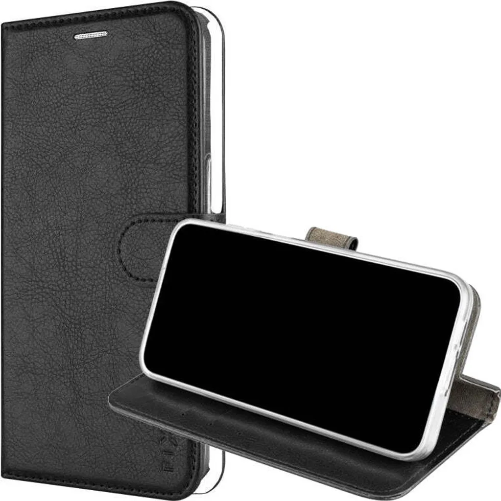 Custodia FIXED Opus per Motorola Moto G15 / G15 Power | Cover a Libro Nera