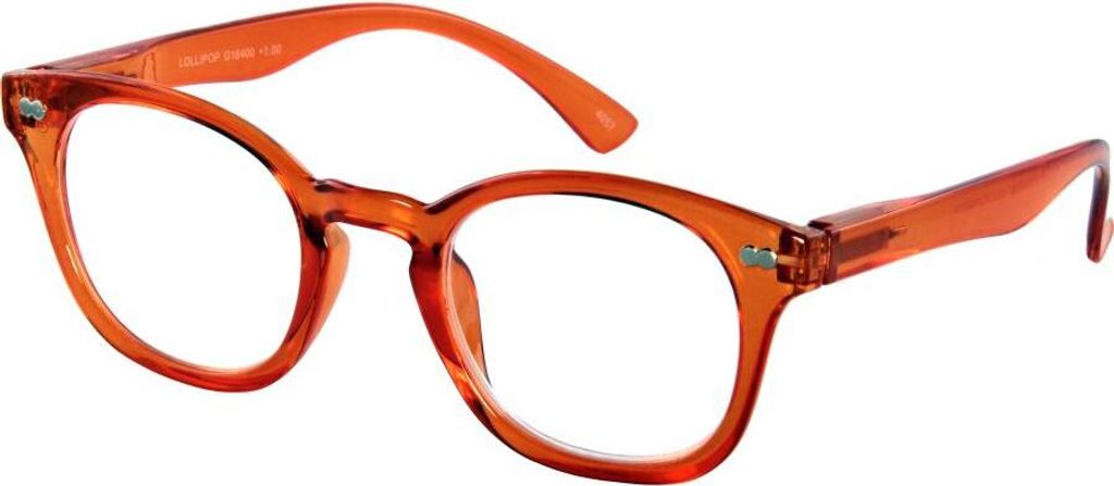 Lesebrille LOLLIPOP, orange, +1.00 dpt. Produktbild 