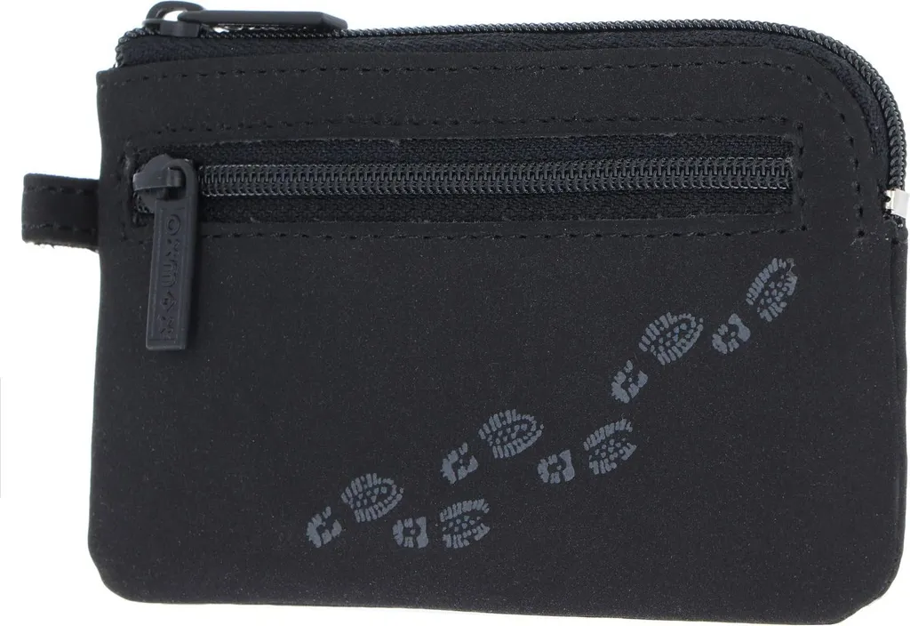 Oxmox New Cryptan Keyholder Footsteps: Portachiavi Nero/Grigio Zip