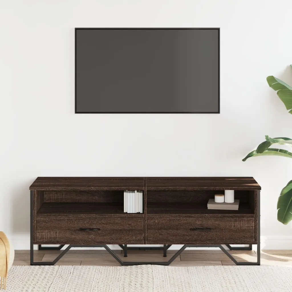 Mobile TV Gaming Rovere Marrone 122cm - Supporto Console e Media - 3