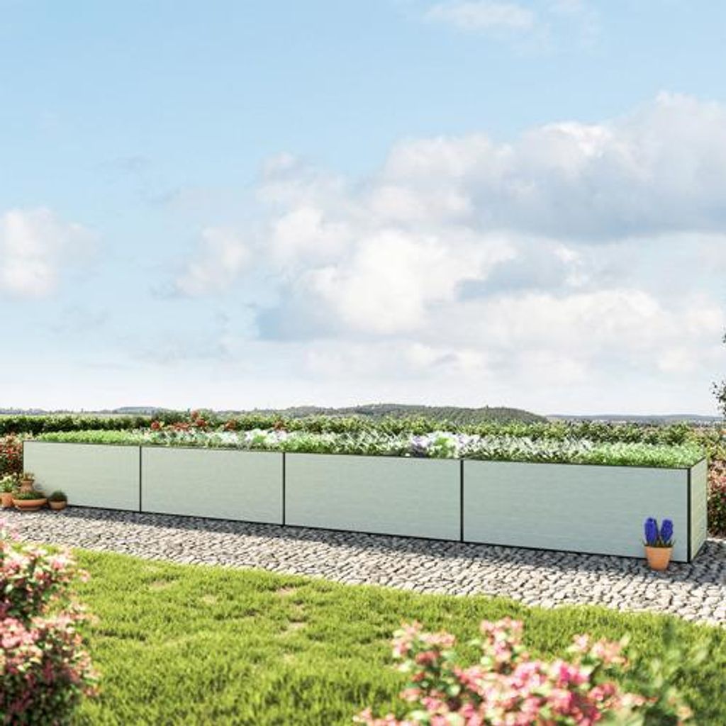 GFP 771 x 150 x 77 cm Hochbeet Daniela, Aluminium eloxiert