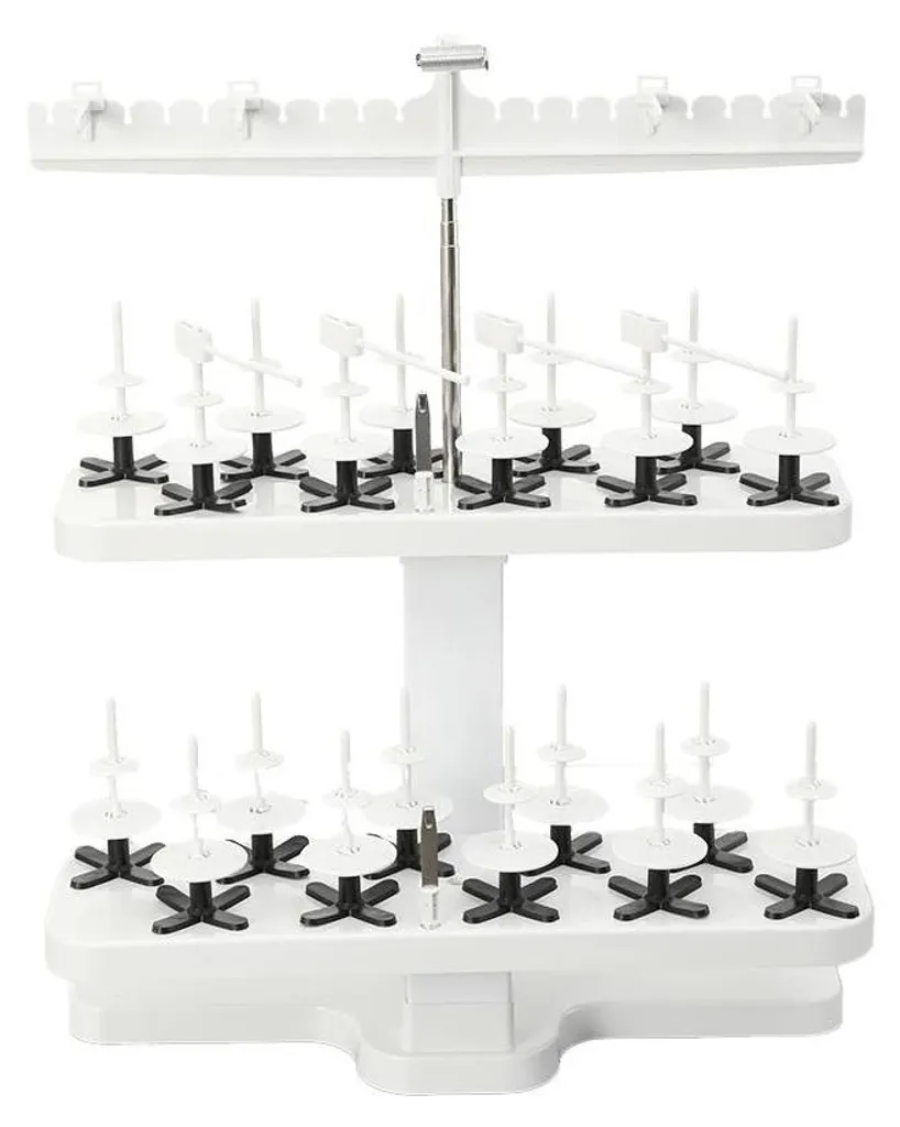 Porte-bobines de Fil Anti-nœuds - Support 20 Cônes pour Atelier de Couture