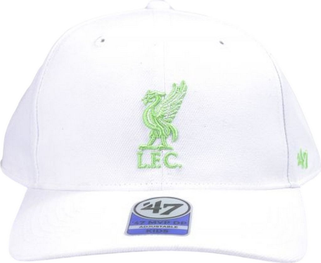 Liverpool FC - "MVP" Baseball-Mütze Snapback für Kinder BS5855 (Einheitsgröße) (Weiß/Grün)