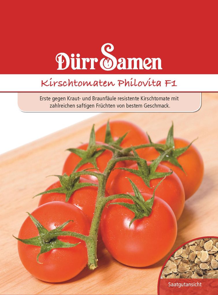 Artikelbild 1 von 'Kirschtomate Philovita F1' aus der Kategorie Kirschtomatensamen