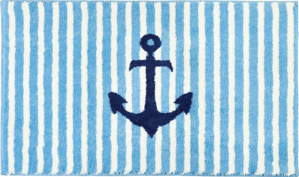 Erwin Müller Badematte Lefkada" hellblau 60x100 cm"