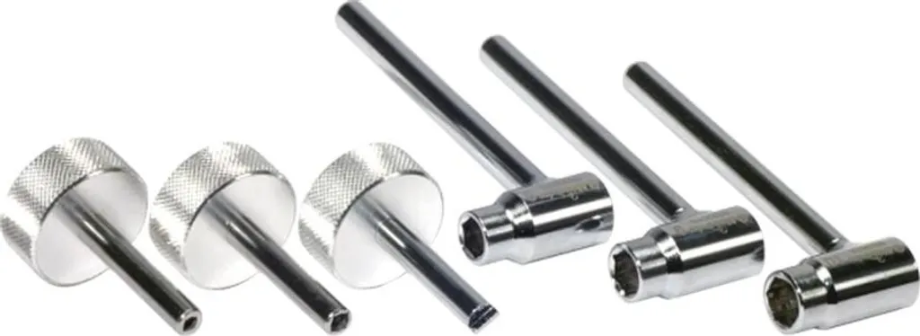 Bikeservice Set Outil de Réglage Valve 6 Pièces BS3512 Kit de Maintenance