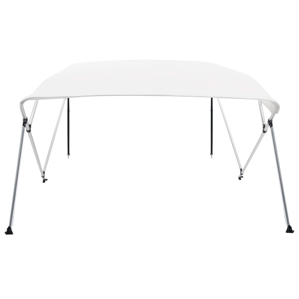 "2026 MODERNE" 4-Bow Bimini Top Weiß 243x210x137 cm - Planen & Abdeckfolien CC3179619