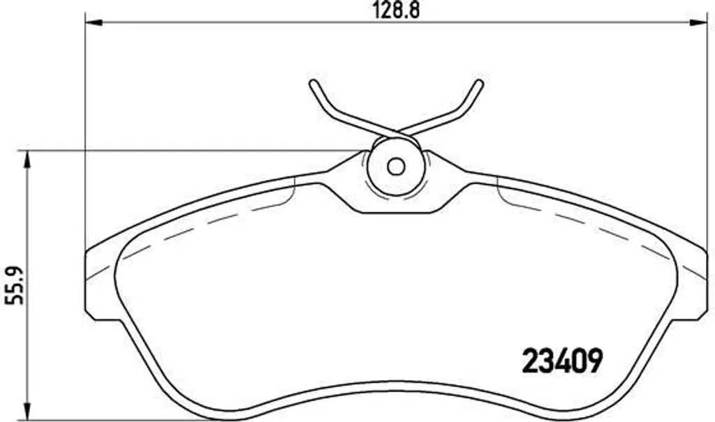 Plaquettes de Frein Brembo P 61 075 Haute Performance OE 1611334680 Pro