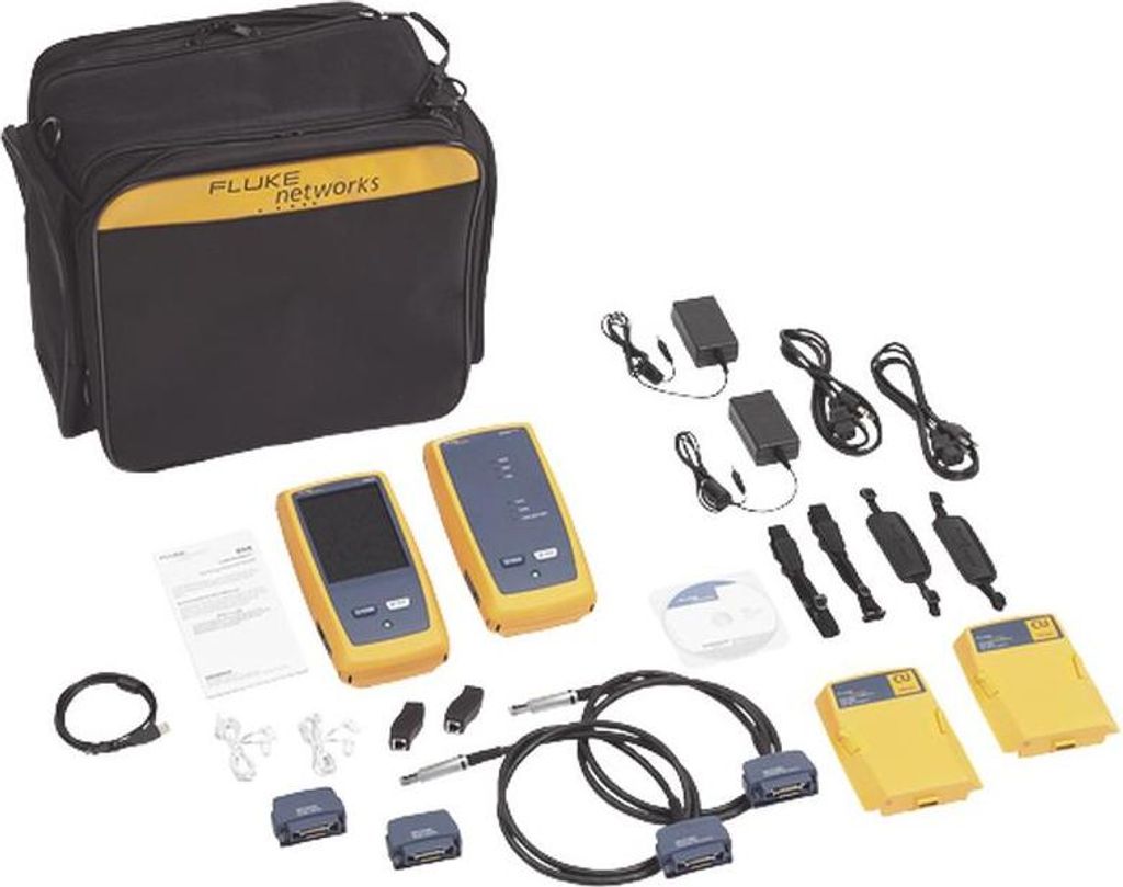 Fluke DSX2-5000INT Netzwerkanalysator Schwarz, Gelb