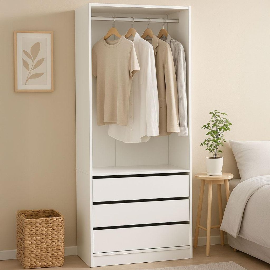 Milton & Oldbrook Kleiderschrank Ballina Weiß Image du produit 