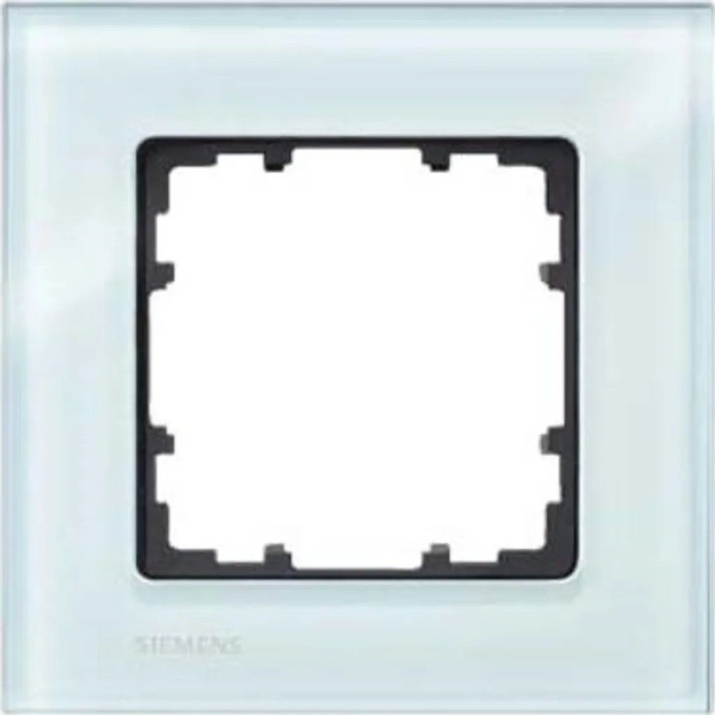 Cadre de Finition Simple Siemens Delta Line 5TG12010 pour Prise et Bouton