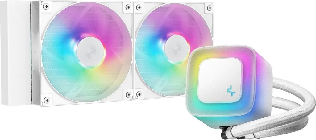 Refroidisseur CPU Deepcool LE240 WH V2 avec technologie Anti-Leak