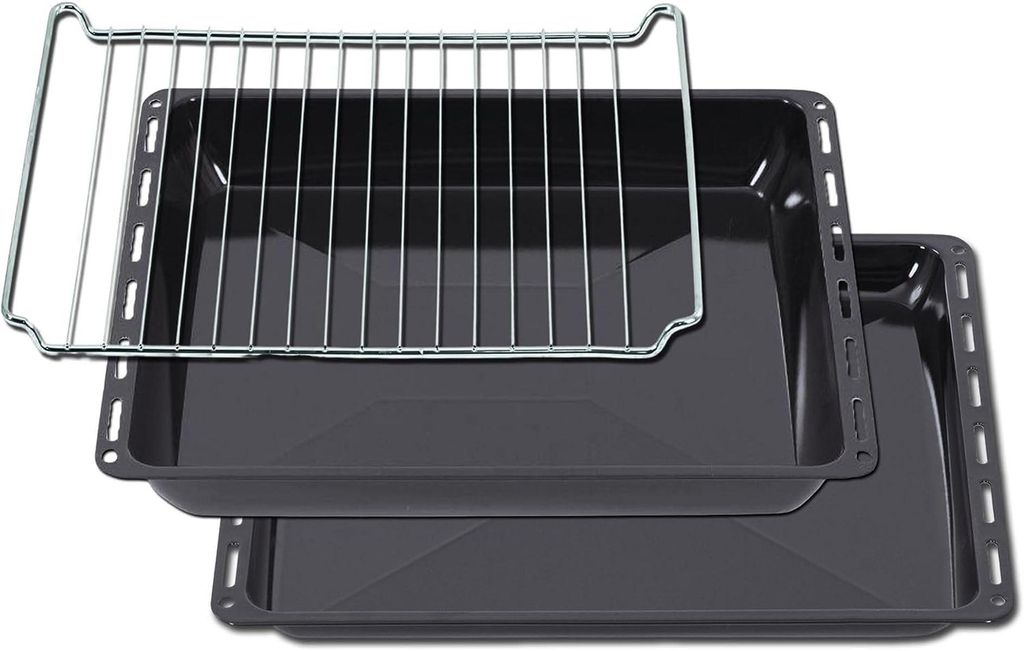 ICQN Teglia per grassi 445 x 375 mm 25 e 50 mm, set di 2 Immagine del prodotto 