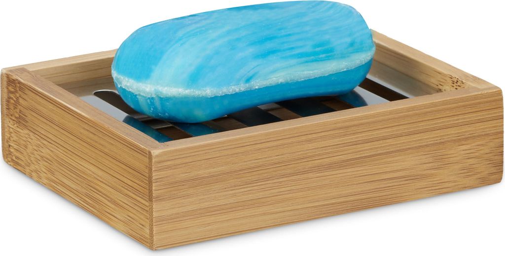 relaxdays Seifenablage Bambus Produktbild 