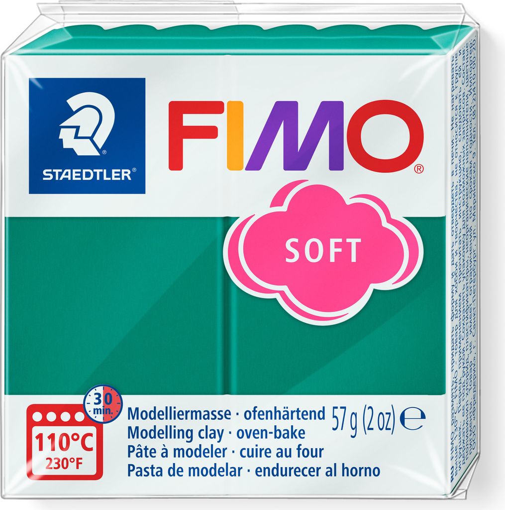 FIMO, Modelovací hlína, Modelovací hlína smaragdová měkká Obrázek produktu 