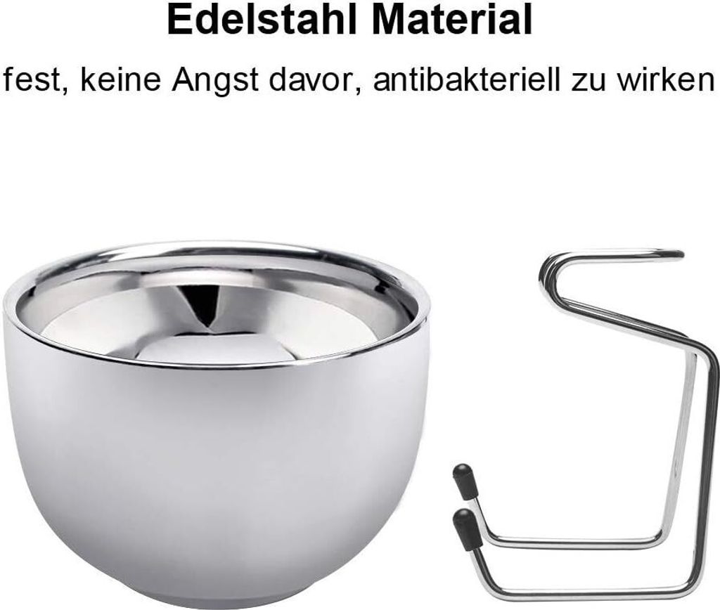 Anbbas Rasierset Für Herren – Mit Rasierpinsel, Edelstahl-Schale & Ständer, Vegane Borsten, Holzgriff Anbbas Rasierset Für Herren – Mit Rasierpinsel, Edelstahl-Schale & Ständer, Vegane Borsten, Holzgriff