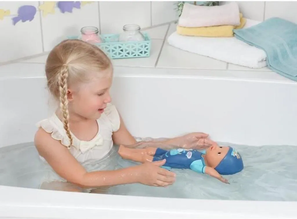 Baigneur BABY born 30cm - Mon Premier Nageur Garçon, Jouet aquatique - 18
