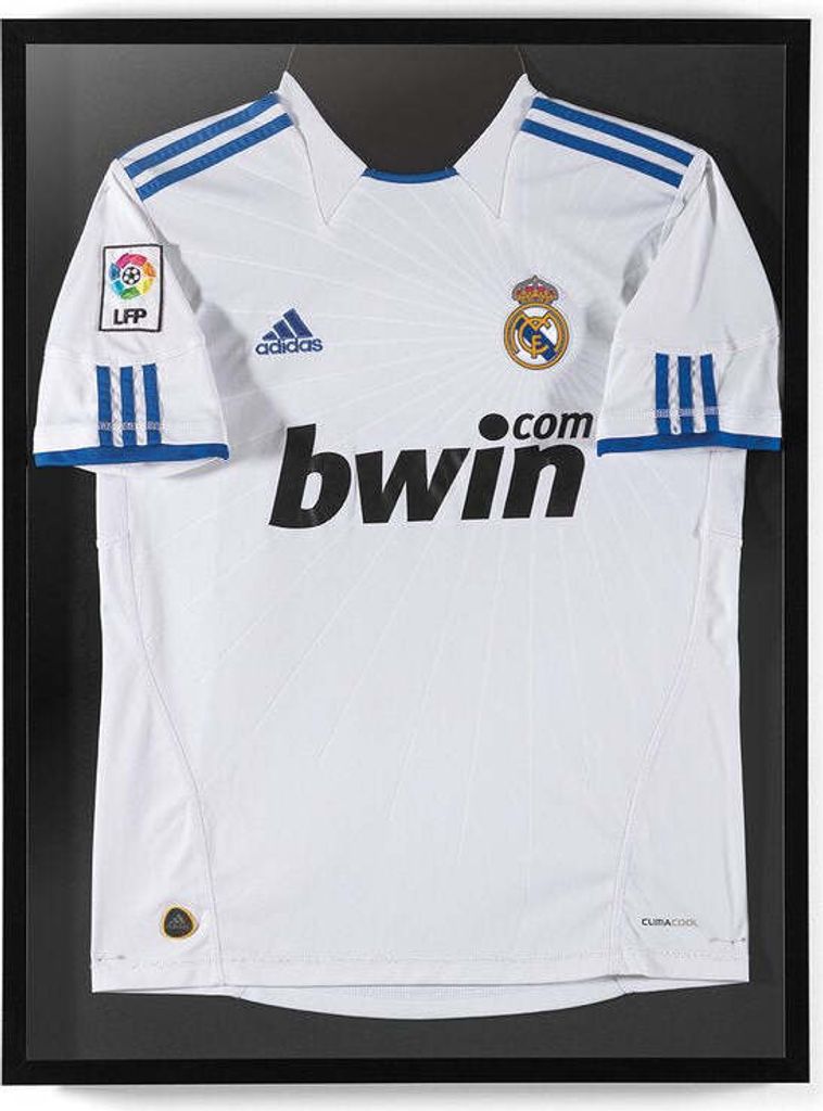 Acaza ACAZA Wechselrahmen - Fotorahmen - für Fußballtrikot, Basketballtrikot oder Radtrikot - 3D Box Frame - Fotorahmen - 60x80cm - Schwarz