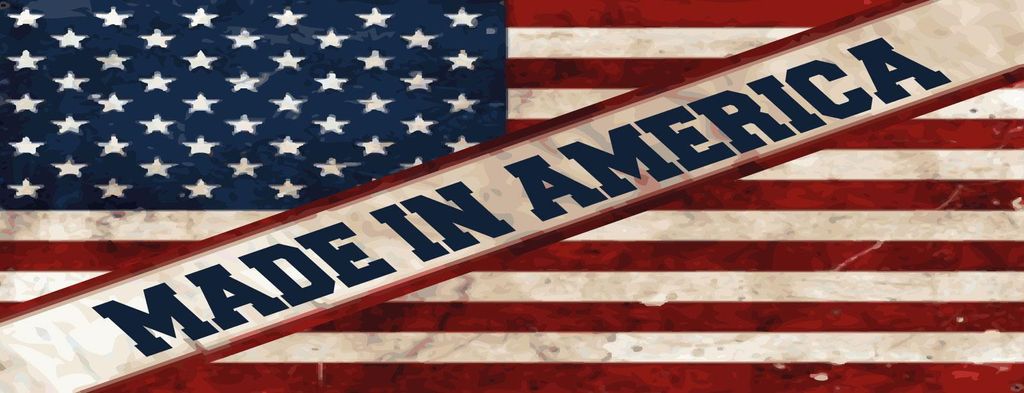 vianmo Holzschild 10x27 cm America