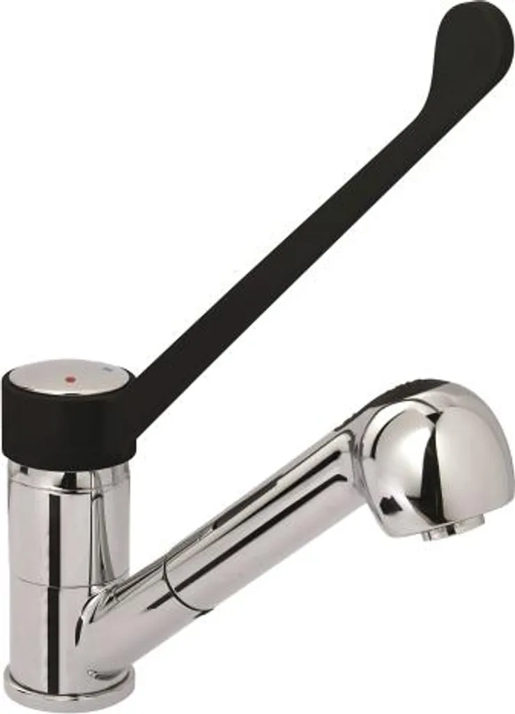 Mitigeur évier Saro Freya avec douchette extractible et long levier