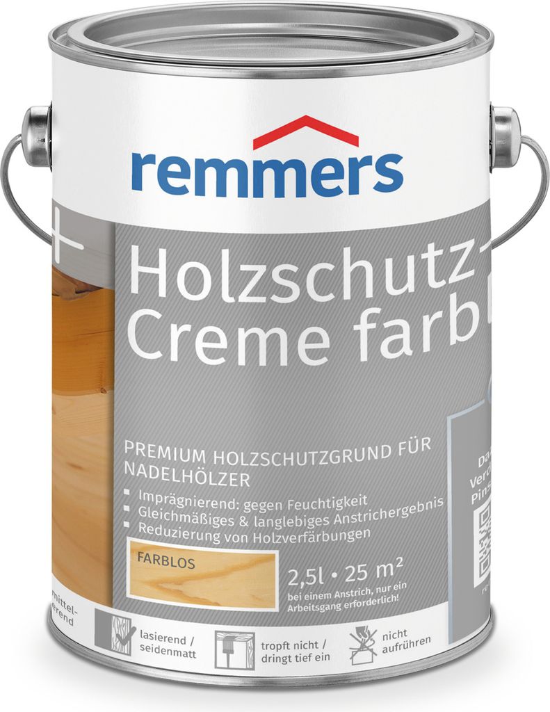 Remmers Krem ochronny do drewna bezbarwny 2,5 l Zdjęcie produktu 