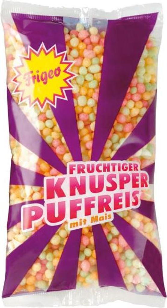 Frigeo Fruchtiger Knusper-Puffreis mit Mais (80 g) Produktbild 