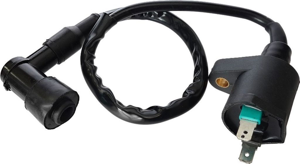 Zündspule für 4-Takt-Moped abgewinkeltes Rohr Roller Quad Buggy Länge 430mm