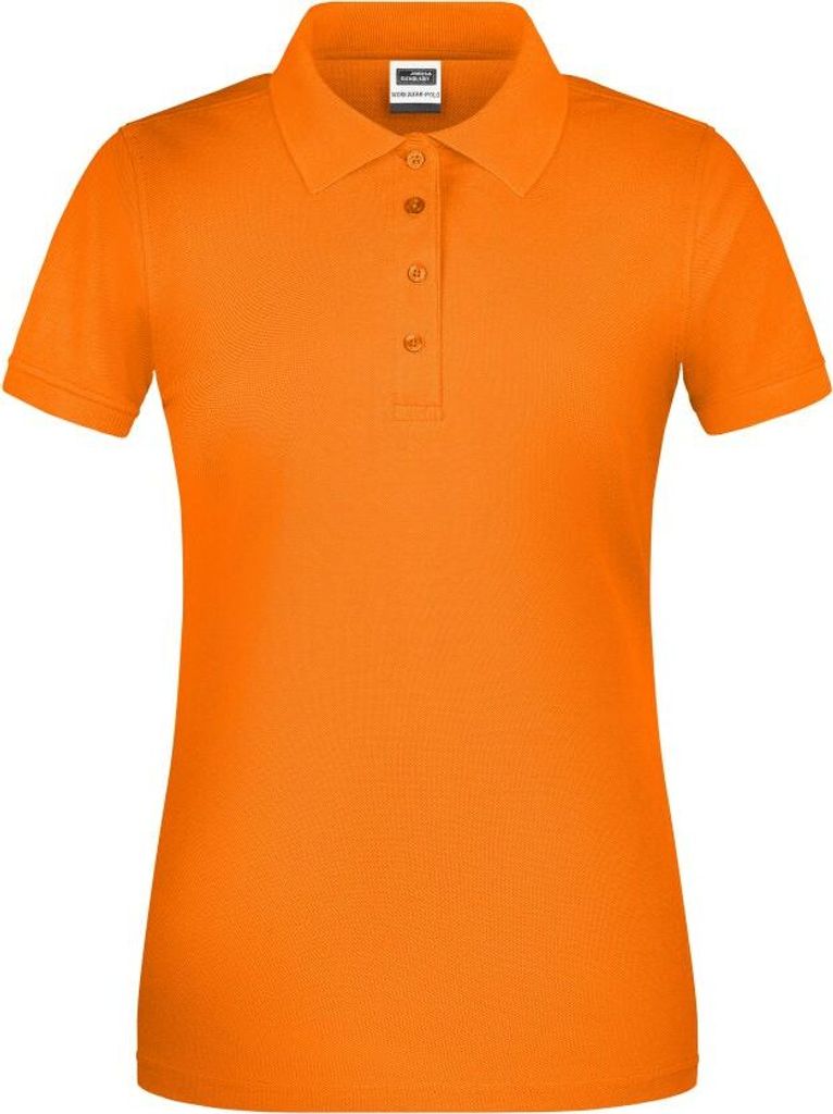 Pflegeleichtes und strapazierfähiges Polo orange, Gr. 4XL