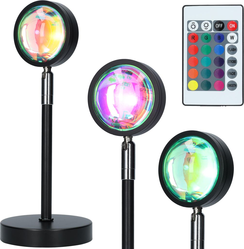 Lampka Projekcyjna Sunset Wschód Zachód Słońca Rgb Usb Z Zdjęcie produktu 