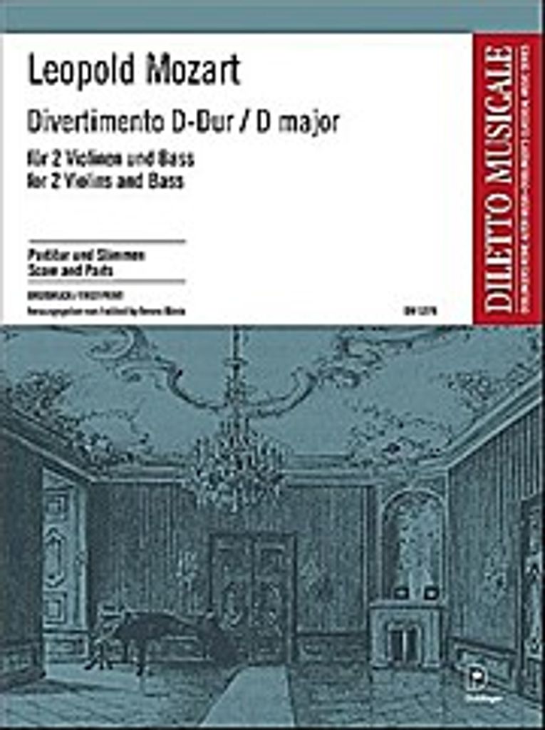 Divertimento D-Dur :für 2 Violinen und Baß