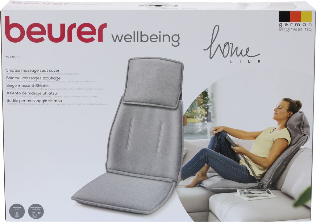 Beurer MG 330 grey Shiatsu-Massagesitzauflage Produktbild 4