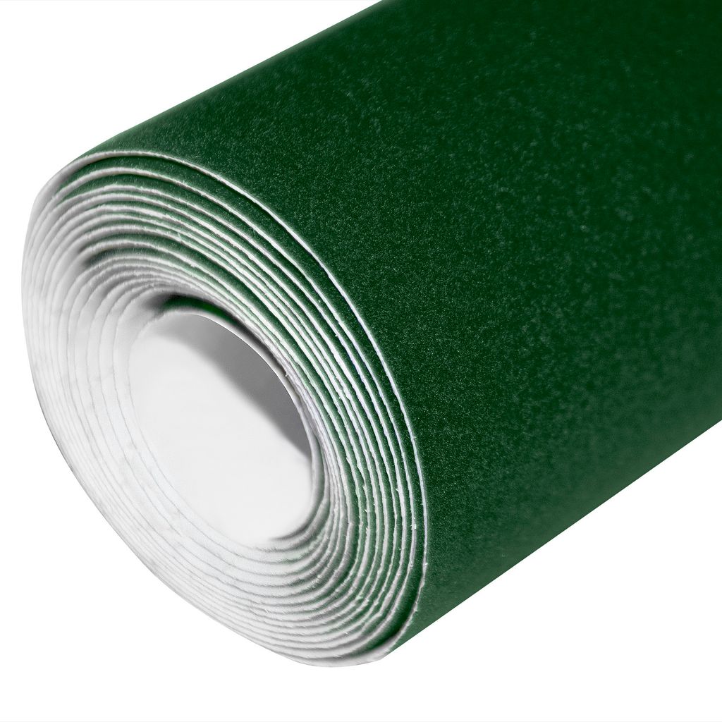 Klebefolie Möbel 45x100 cm - Velour Grün - Möbelfolie selbstklebend im Deko-Stil - Folie für Möbel zur einfachen Renovierung von Türen, Tisch...