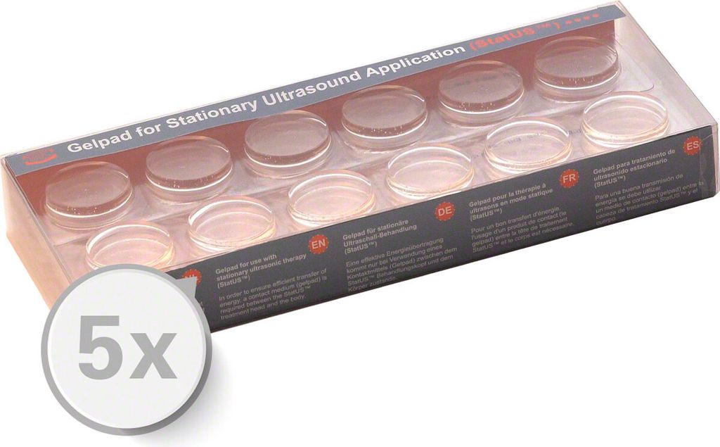 Enraf-Nonius Gelpads für StatUS Ultraschallbehandlungskopf, 240 Stück