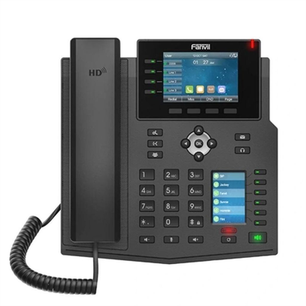 Fanvil X5U V2 Fanvil IP Telefon X5U schwarz V2 Productafbeelding 